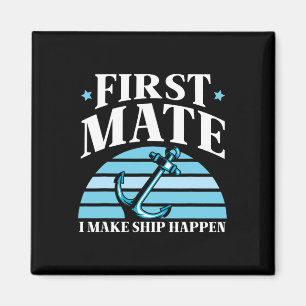 Íman Primeiro Oficial Eu Faço o Navio Acontecer Barco I
