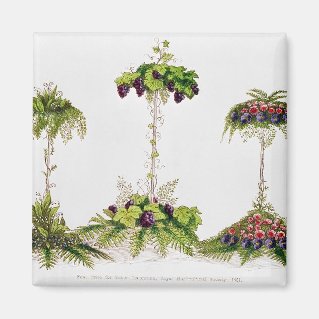 Íman Primeiro Prêmio de Decoração da Mesa (Frente)