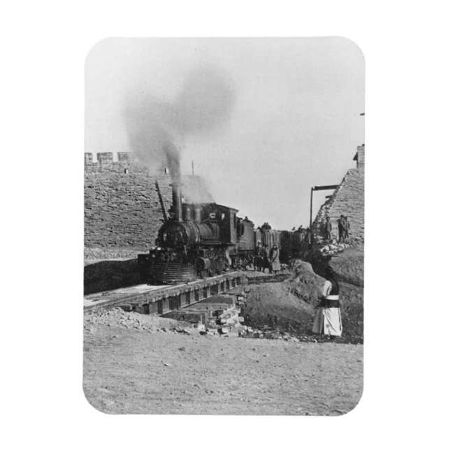 Íman Primeiro trem passando pela parede de Pequim, Ch (Vertical)