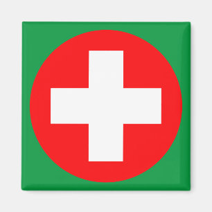 Íman Primeiros socorros - Médico (cruzado) - Ambulânc