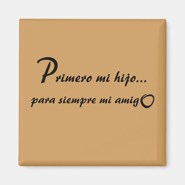 Íman Primero Mi Hijo (Frente)