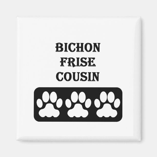 Íman Primo do Bichon Frise (Frente)
