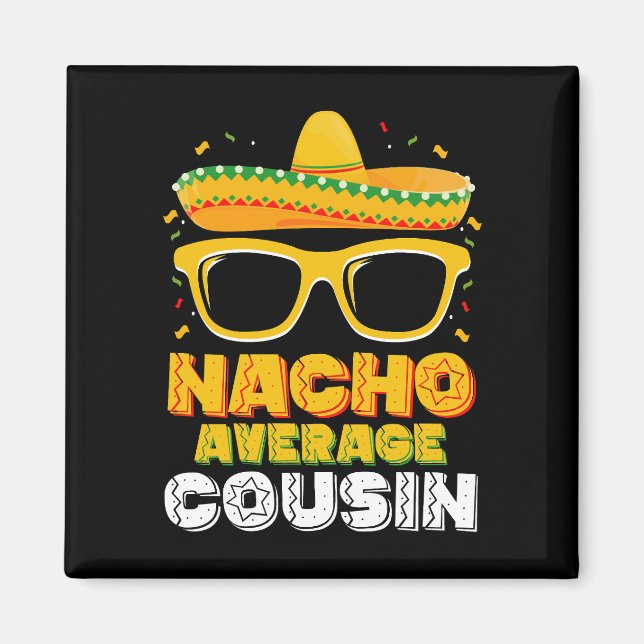 Íman Primo Médio Nacho Família Cinco De Mayo (Frente)