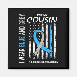 Íman Primo t1d diabetes tipo 1 conscientização bandeira