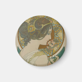 Íman Primrose por Alphonse Mucha (1899)