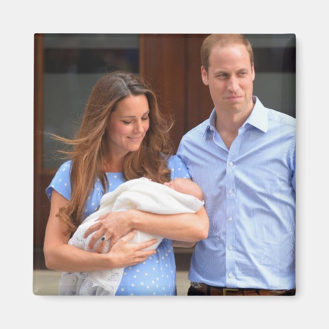 Íman Prince George Royal Baby (Frente)