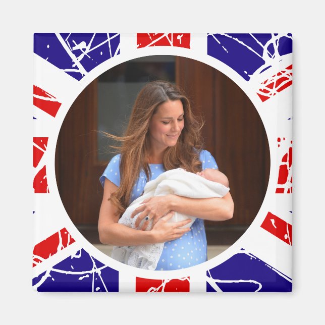 Íman Prince George Royal Baby (Frente)