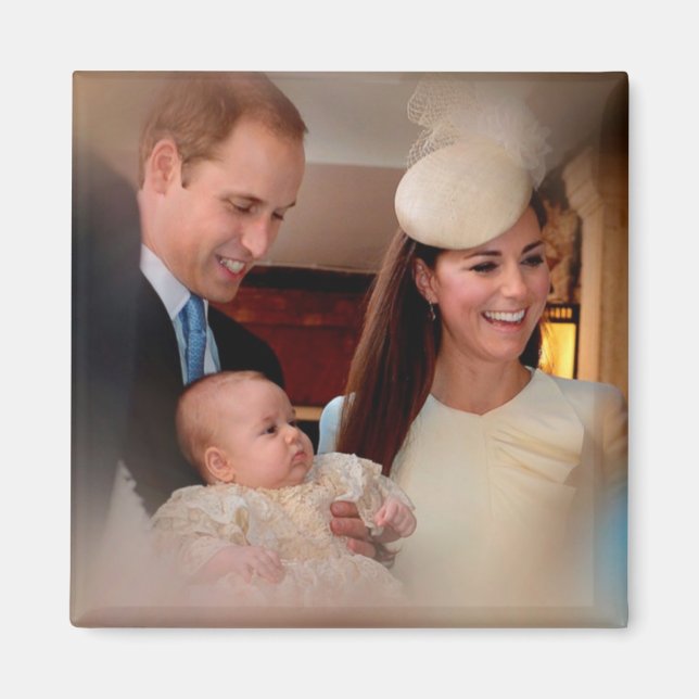 Íman Prince George Royal Family (Frente)