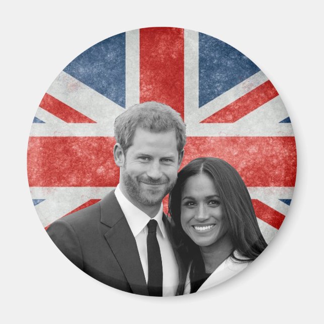 Íman Prince Harry e Meghan Markle (Frente)