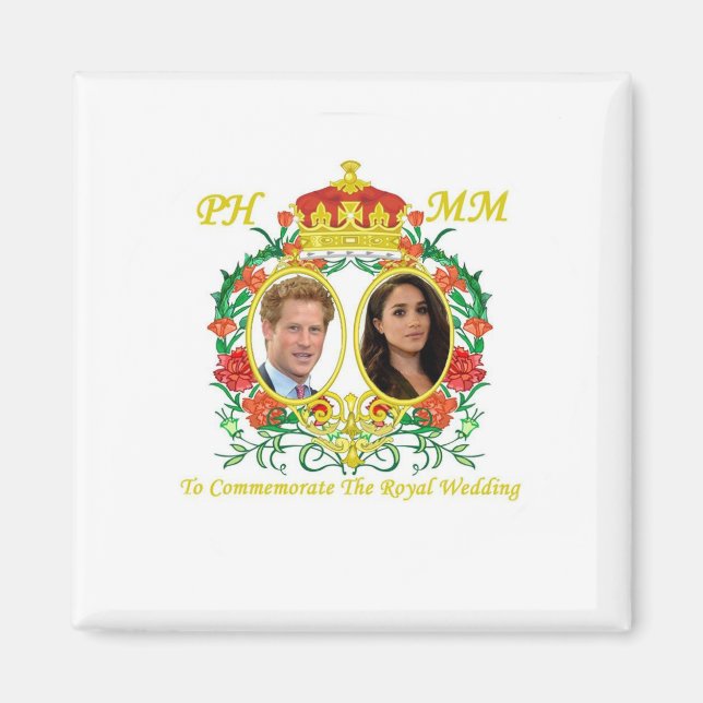 ÍMAN PRINCE HARRY WEDDING CREST (Frente)