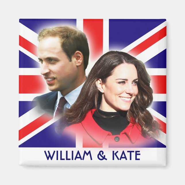 Íman Prince William & Kate Middleton Magnet (Frente)