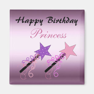 Íman Princesa Aniversário Desejo