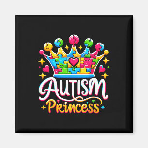 Íman Princesa Autismo Rainha da Conscientização do Auti
