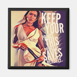 Íman Princesa Autorecuperável