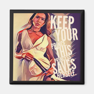 Íman Princesa Autorecuperável