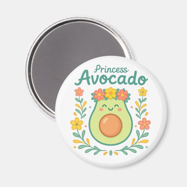 Íman Princesa Avocado (Front/Back)