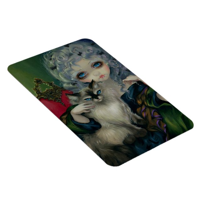 Íman "Princesa com um Gato Ragdoll" (Lado Direito)