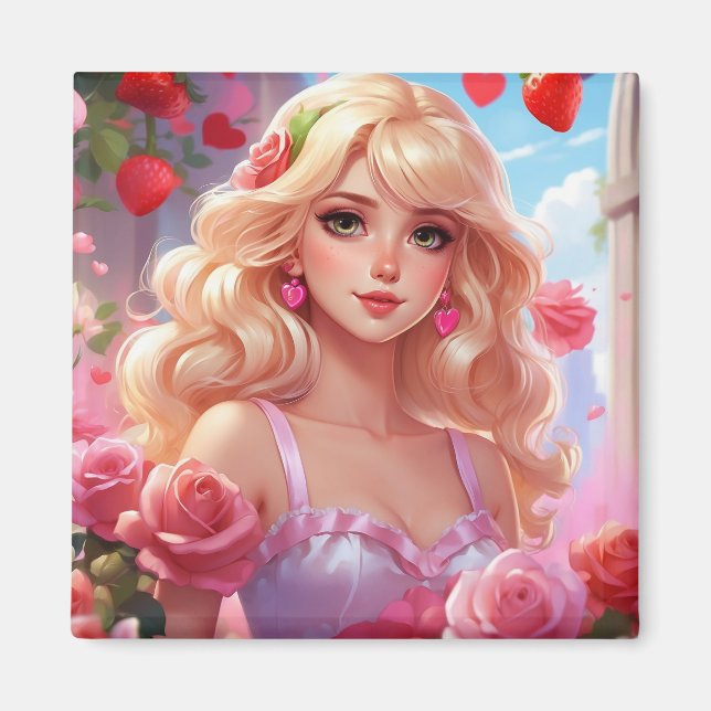Íman Princesa da primavera  (Frente)
