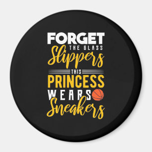 Íman Princesa de Basquete Veste tênis