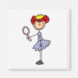 Íman Princesa de Cabelo Vermelho