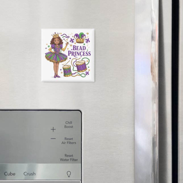 Íman Princesa de Contas - Mardi Gras (In Situ (Fridge))