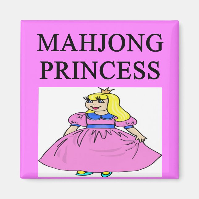Íman princesa de MAHJONG (Frente)