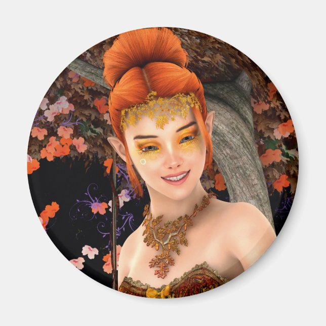 Íman Princesa de Outono (Frente)