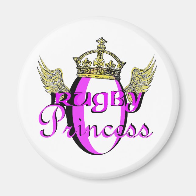 Íman princesa de rugby (Frente)
