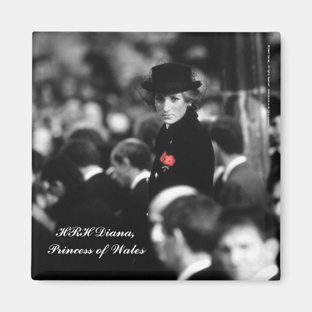 Íman Princesa Diana - Poppy (Frente)