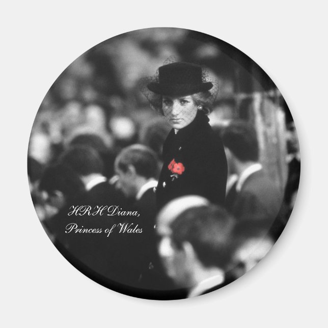 Íman Princesa Diana - Poppy (Frente)