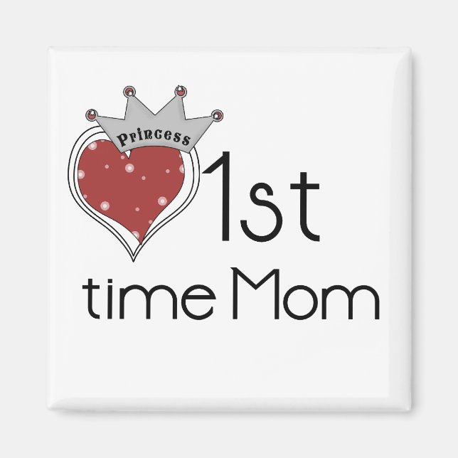 Íman Princesa do Coração 1rua, Camisetas e presentes (Frente)