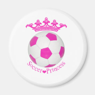 Íman Princesa do Futebol, bola de futebol rosa