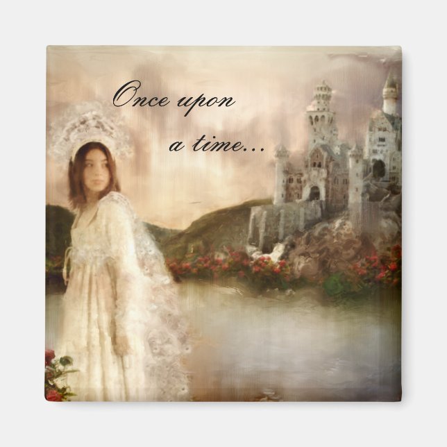 Íman Princesa Fantasy Castle Wedding Gifts (Frente)