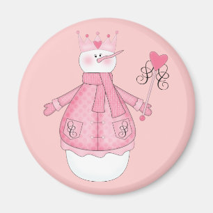 Íman Princesa Feriado Camiseta e presentes da neve