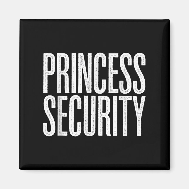 Íman Princesa Security Protection Retro Castle Mulheres (Frente)
