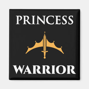 Íman Princesa Warrior Black Magnet