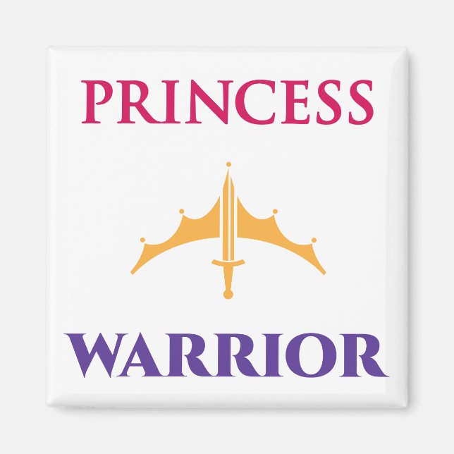 Íman Princesa Warrior Magnet (Frente)