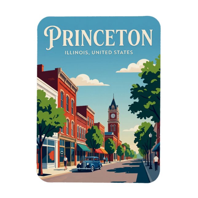 Íman Princeton Illinois (Vertical)