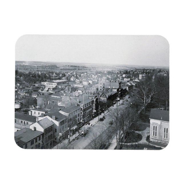 Íman Princeton NJ, Nova Jersey, Nassau Street Vintage (Horizontal)