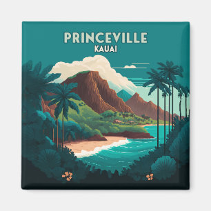 Íman Princeville Kauai Hawaii - Montanhas Retro