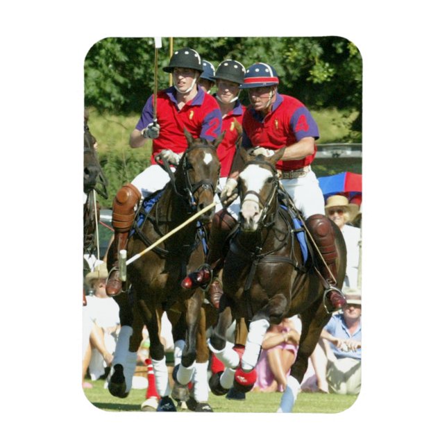 Íman Príncipe Charles William Harry polo (Vertical)