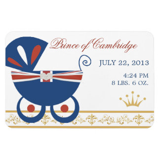 Íman Príncipe de Cambridge Royal Baby Flat Magnet