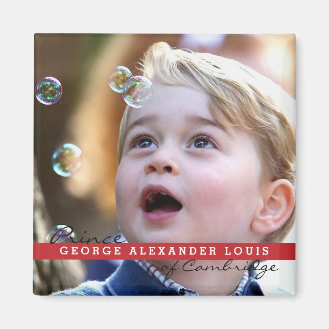 Íman Príncipe George de Cambridge (Frente)