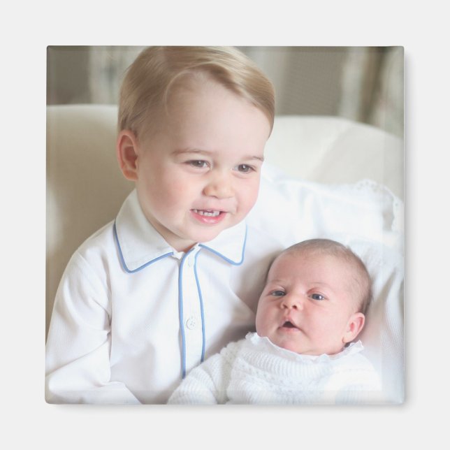 Íman Príncipe George e Princesa Charlotte (Frente)