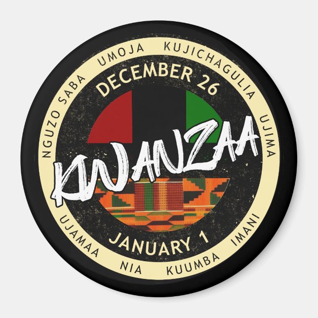 Íman Princípios Kwanzaa 7 (Frente)