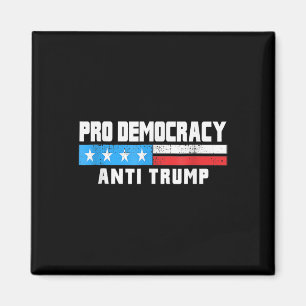 Íman Pro Democracia - Anti Trump 4 De Julho Patriótico