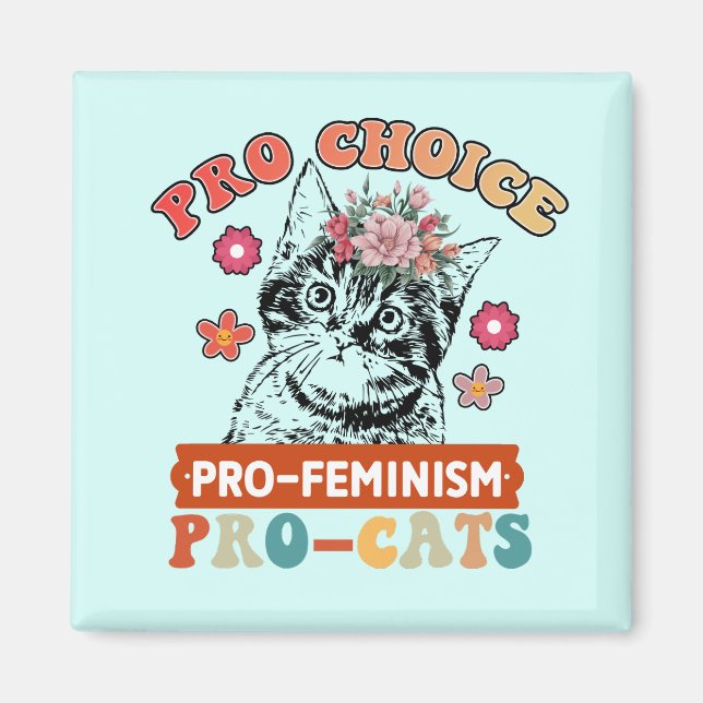 Íman Pró-escolha, Pro-Feminista (Frente)