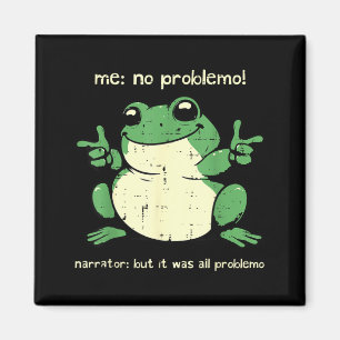 Íman Problema de Sapo Meme Divertido Humor Sarcástico H