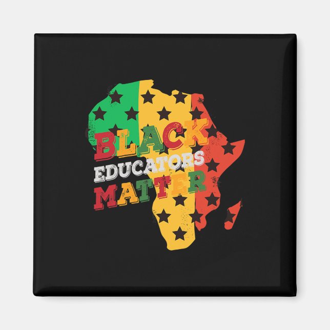 Íman Problema dos Educadores Negros Celebração do Mês d (Frente)