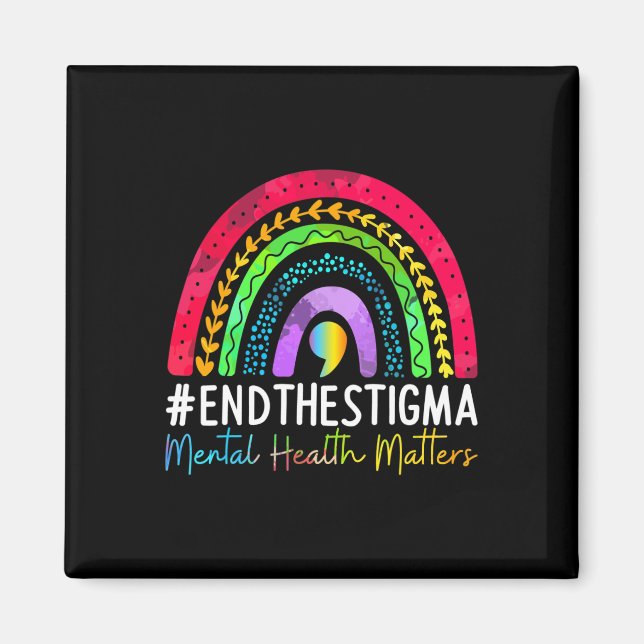 Íman Problemas Acabam Com O Estigma Rainbow Boho 1 (Frente)